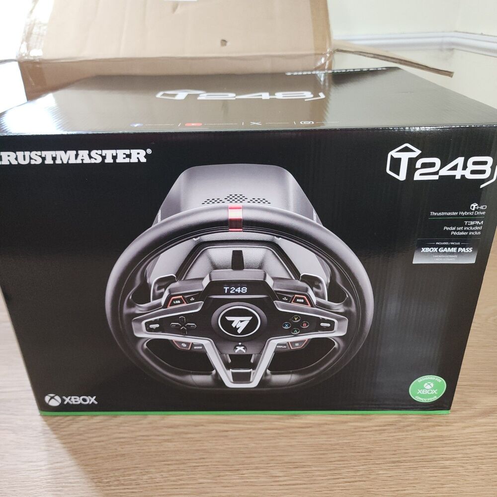 Thrustmaster T248 Racing Wheel & Pedals - Black